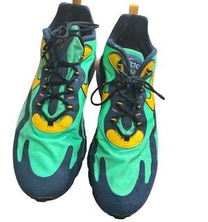 Nike Air Max 270 React AO4971-300 Green Yellow Men’s Size 15